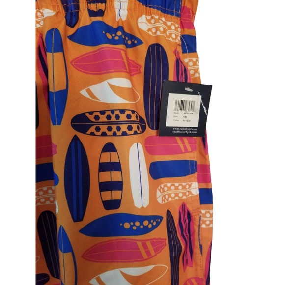 Tailor Byrd surf board Print Drawstring Swim Trunks‎ Size Men's XXL 40 7''in - Picture 3 of 11